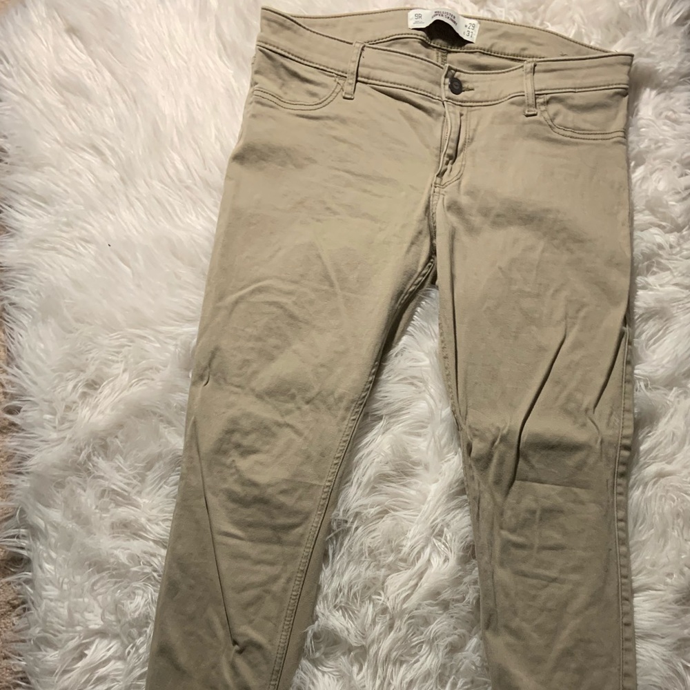 Hollister Super Skinny Khaki Jeans